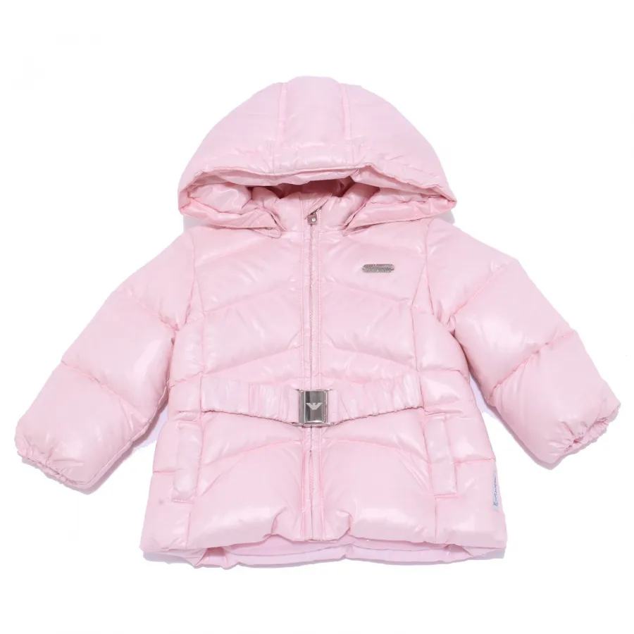 2811Y piumino bimba girl ARMANI BABY pink jacket