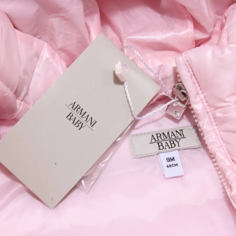 2811Y piumino bimba girl ARMANI BABY pink jacket