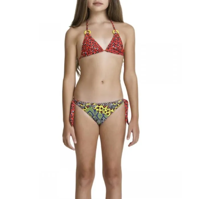 4Giveness Bikini Triangolo E Slip Fiocchi African Reel