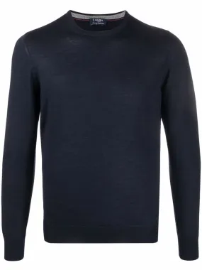   Barba  Maglia in cotone blu notte  