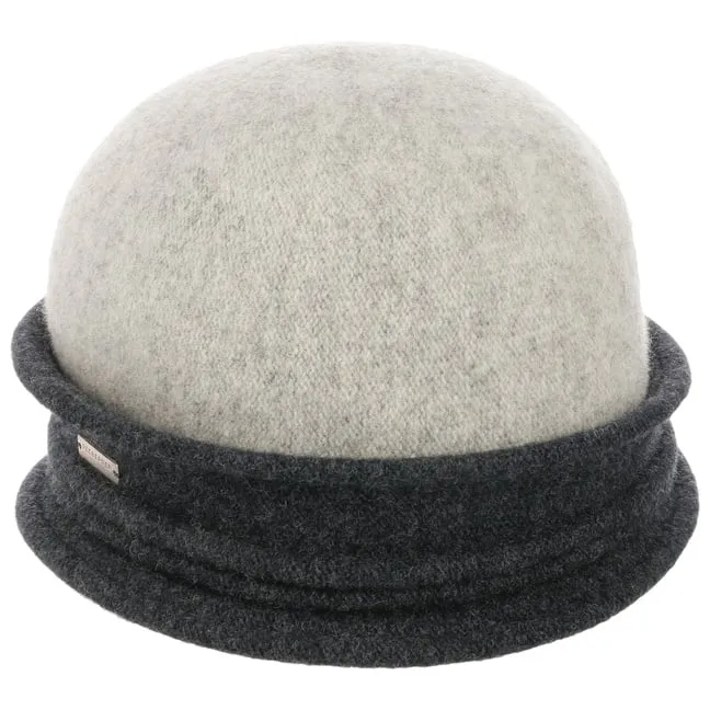      Cappello Cloche Twotone Woolmark by Seeberger  