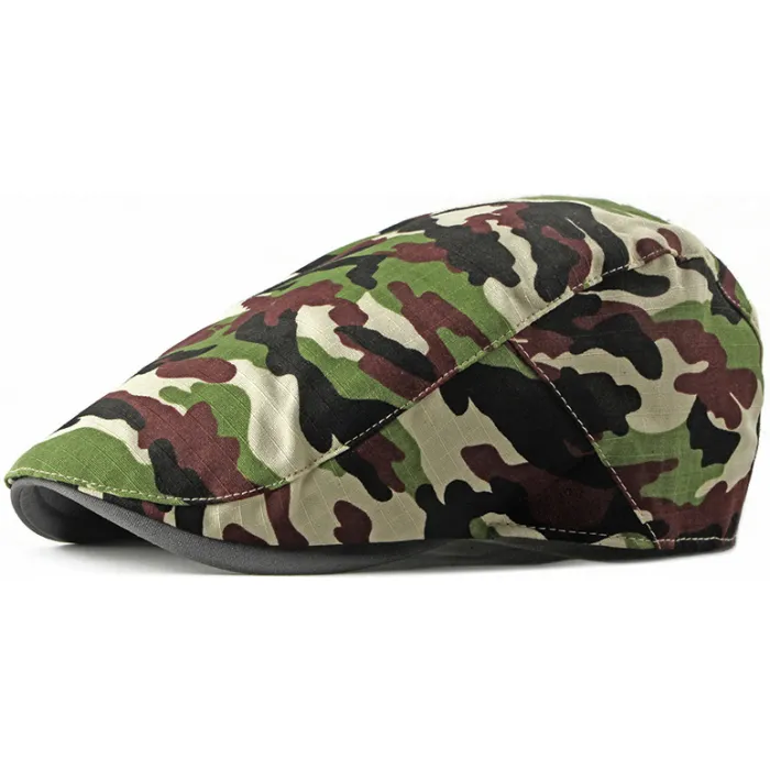 Cappello cool con stampa coumouflage Verde