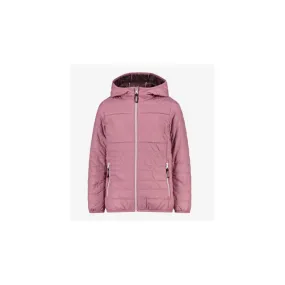 Cmp Kid G Jacket Fix Hood 100 Gr Imbott Ovatta Rosa Ant Junior Bimba