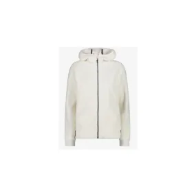 Cmp Woman Jacket Fix Hood Pile Orsetto Int Ciniglia Capp Panna Donna