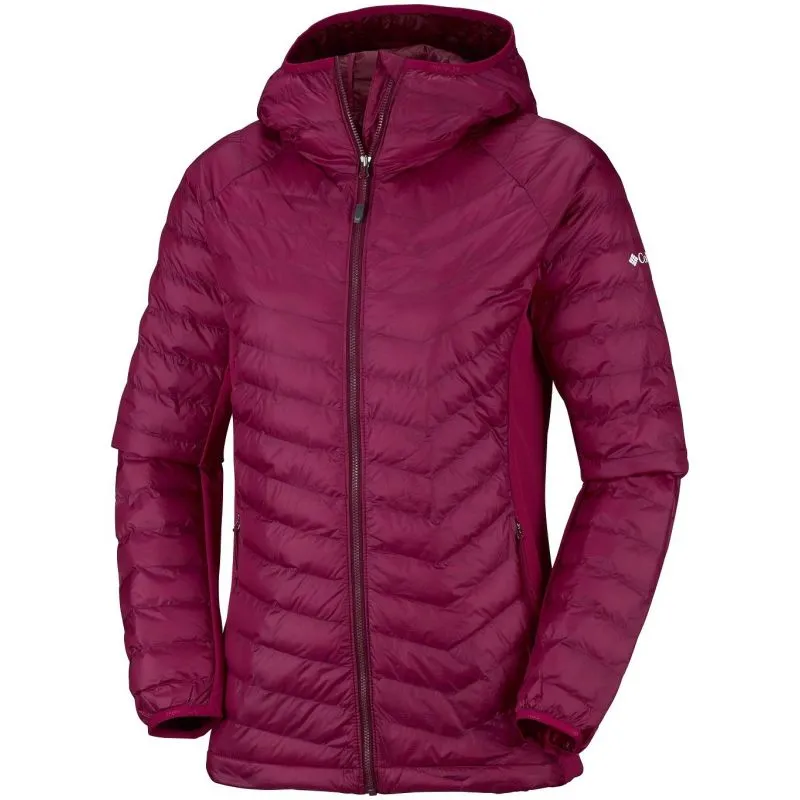 Columbia Powder Lite Light con cappuccio (Melograno) Donna