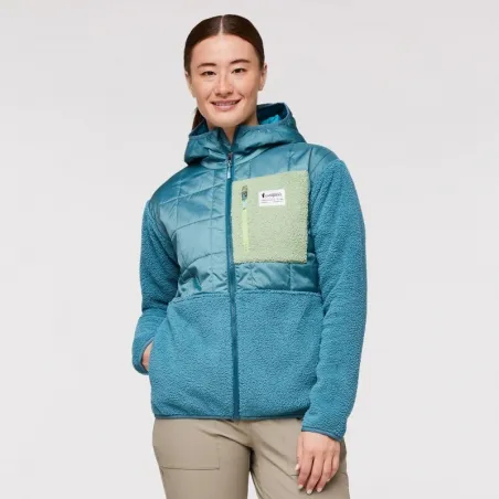 COTOPAXI   donna    Trico Hybrid Hooded Jacket blue spruce / drizzle