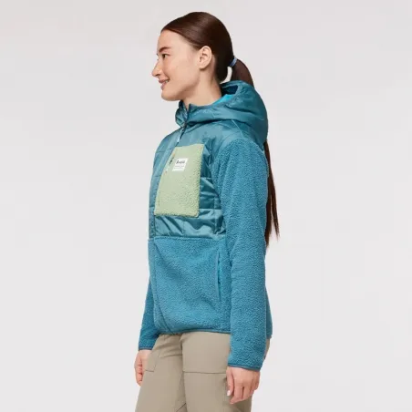 COTOPAXI   donna    Trico Hybrid Hooded Jacket blue spruce / drizzle