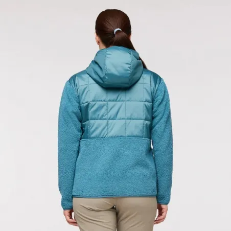 COTOPAXI   donna    Trico Hybrid Hooded Jacket blue spruce / drizzle