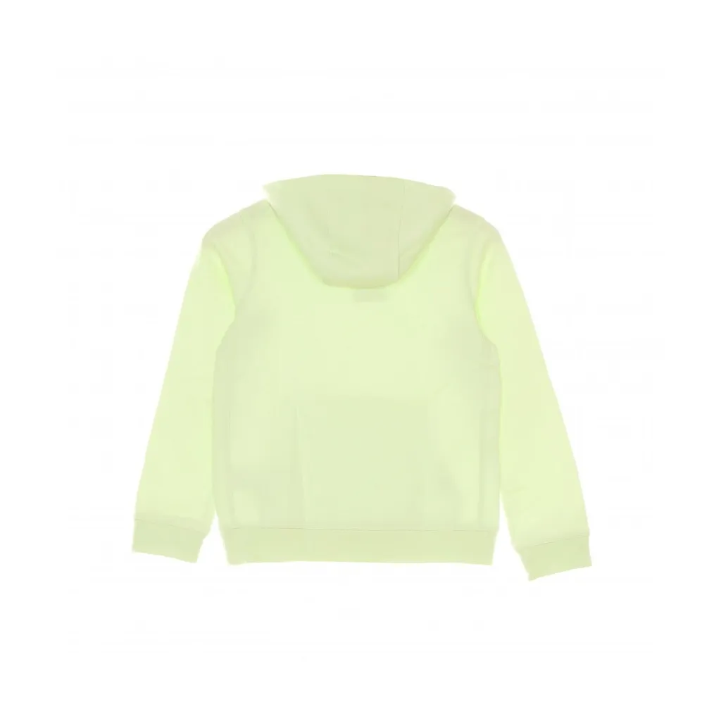 felpa cappuccio bambino b sportswear club pullover hoodie LIME ICE/WHITE