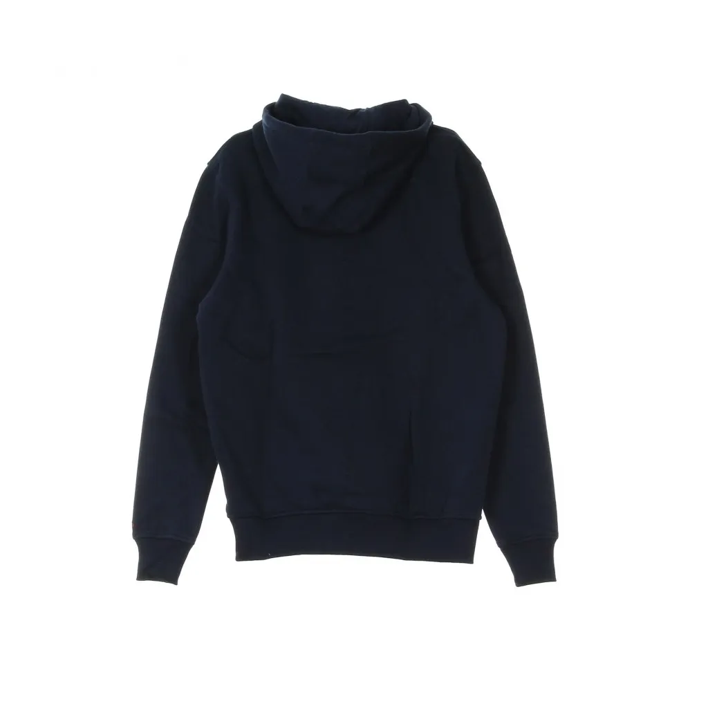 FELPA CAPPUCCIO TEAM LOGO PO HOODY PHI76E OBSIDIAN BLUE