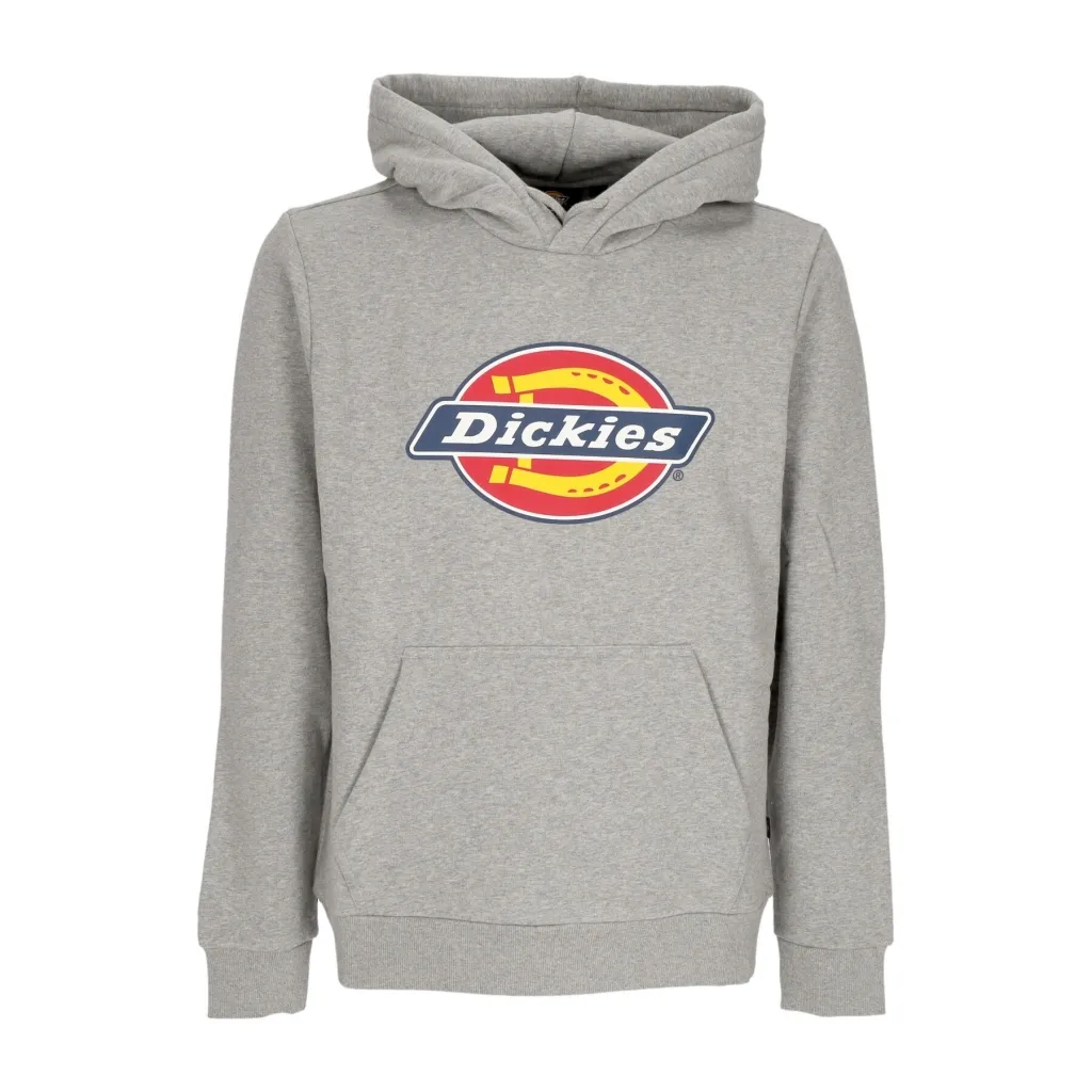 felpa cappuccio uomo icon logo hoodie GREY MELANGE