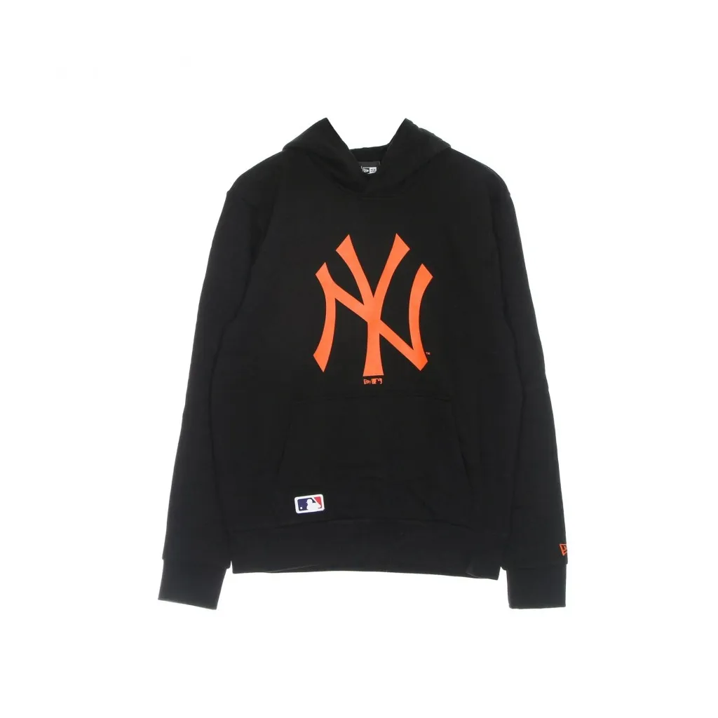 felpa cappuccio uomo mlb seasonal team logo hoodie neyyan BLACK/DARK ORANGE