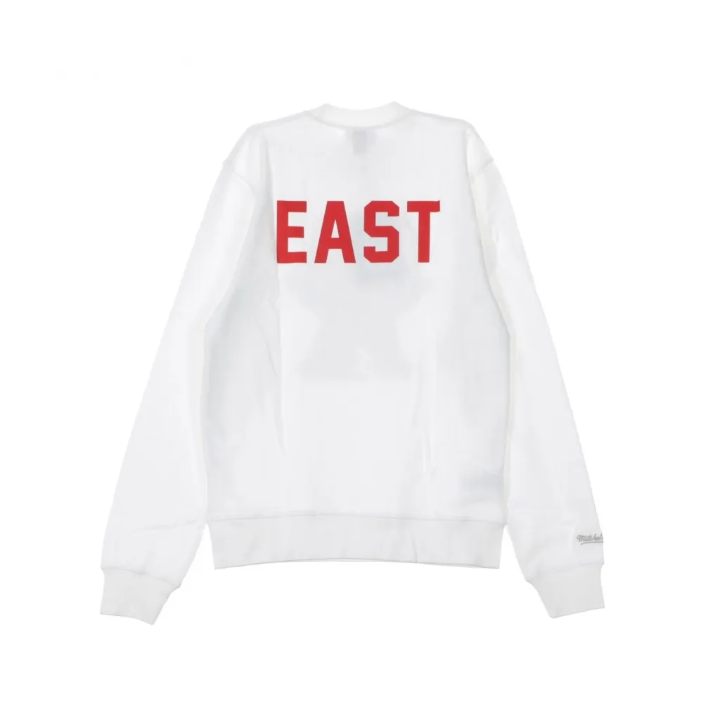 FELPA GIROCOLLO ASG CREW FLEECE ALL STAR EAST 1991 WHITE