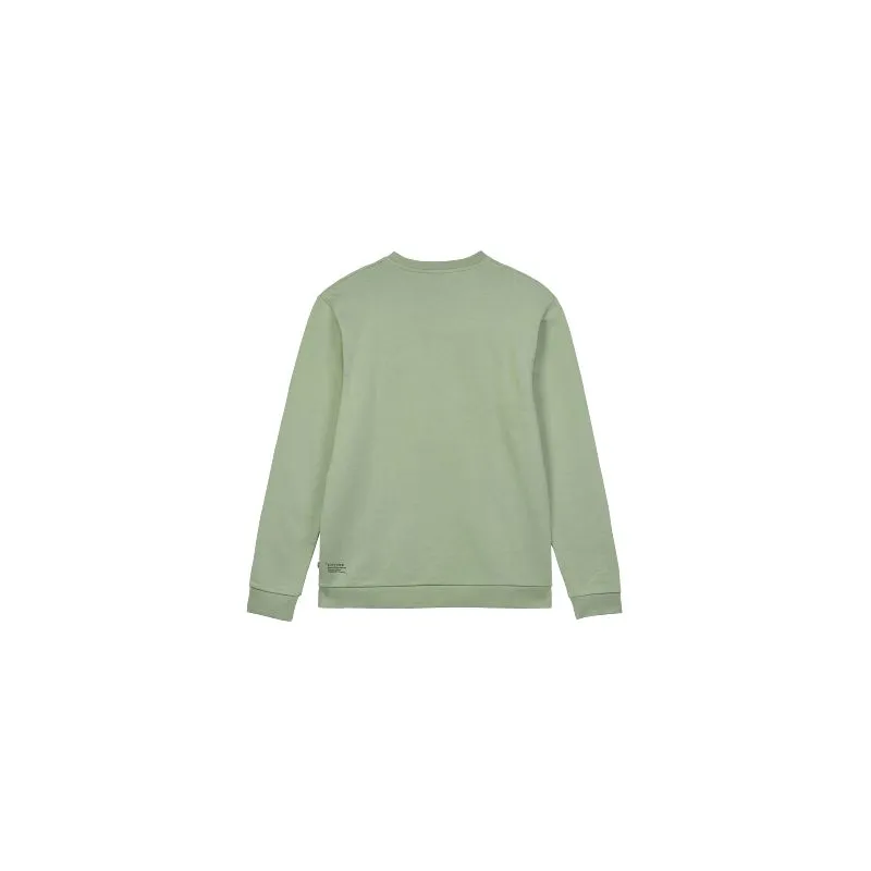 Felpa Picture Authentic Crew (Green Spray) Uomo