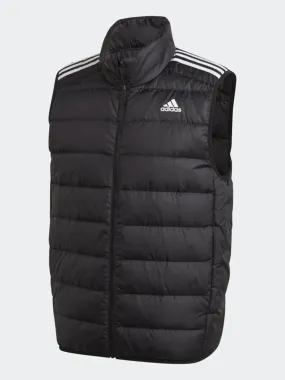 Gilet imbottito Adidas nero da uomo Essential 3s Art:GH4583