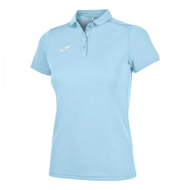 Hobby Women Polo Shirt Sky Blue S/S