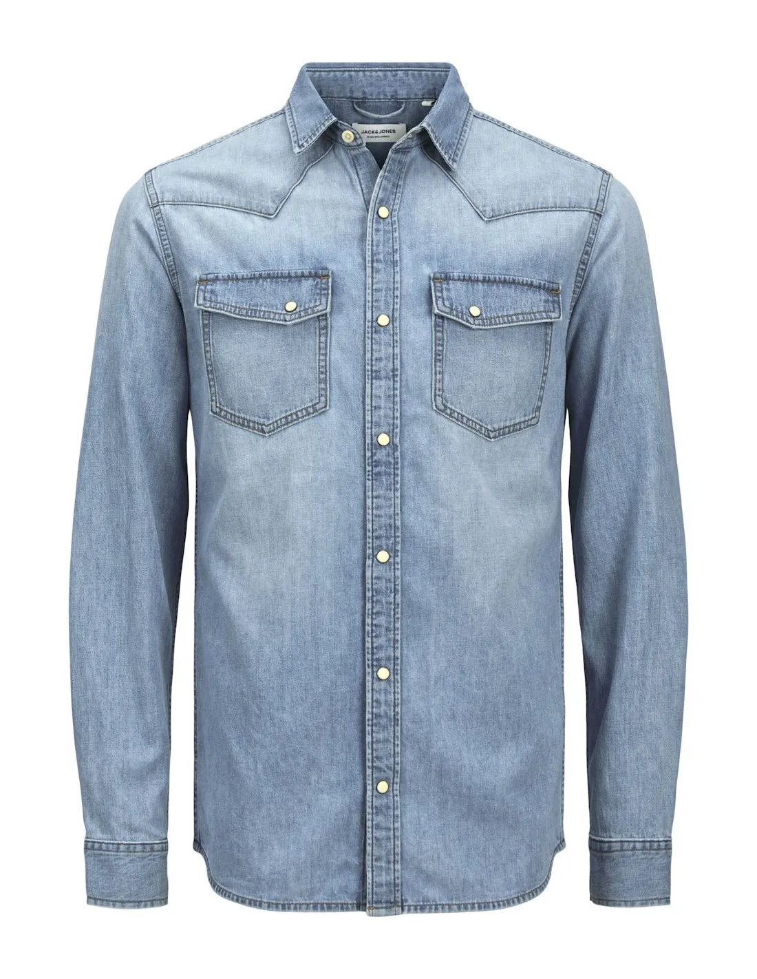 JACK & JONES CAMICIA JEANS UOMO MILLER JJSHIRT WI 