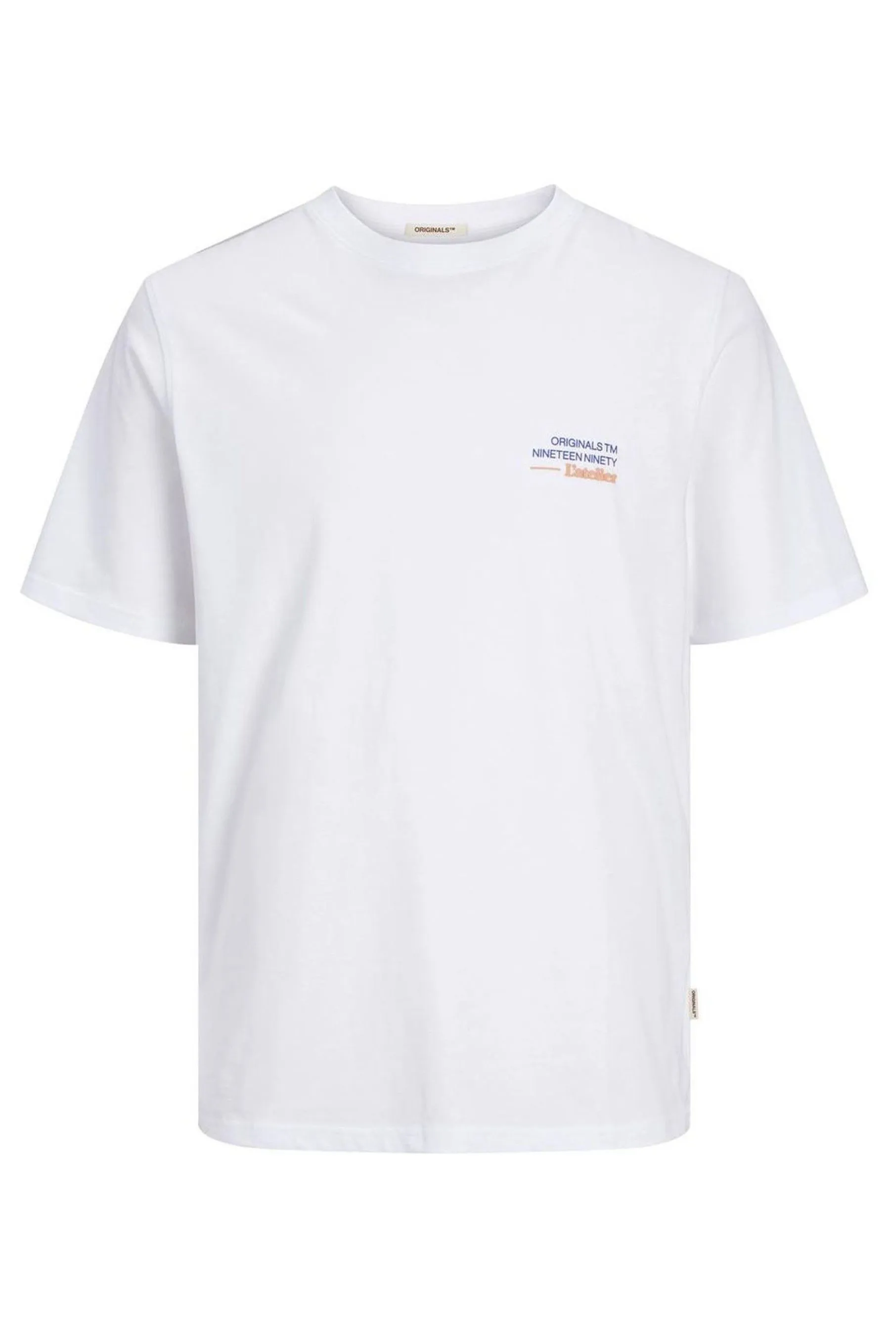 JACK & JONES Stampa - T-shirt a tema da pranzo con scollo  sul retro