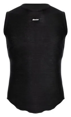 Maglia intima manica corta Santini Dry nera