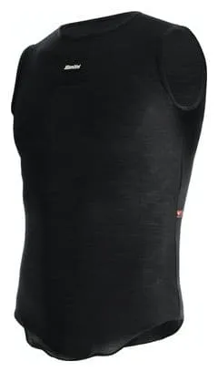 Maglia intima manica corta Santini Dry nera