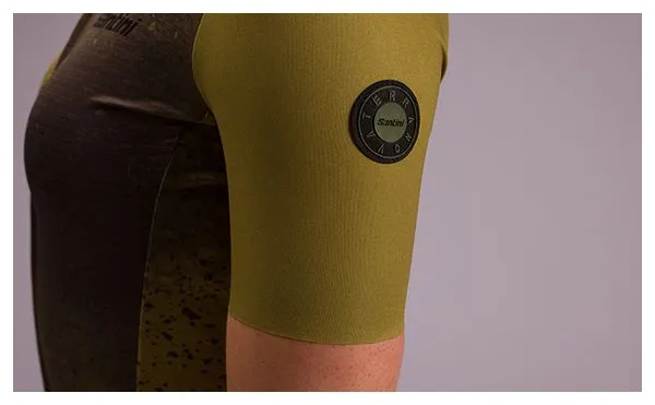 Maglia Santini Fango donna a manica corta Verde L