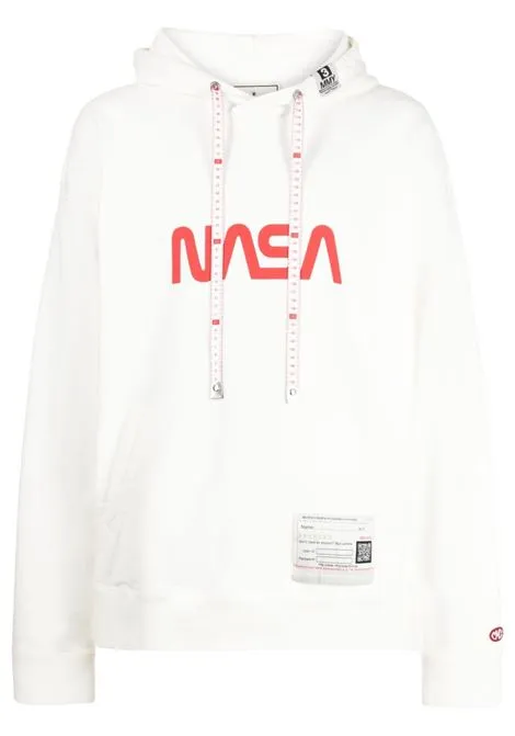 MAISON MIHARA YASUHIRO FELPA CON CAPPUCCIO NASA