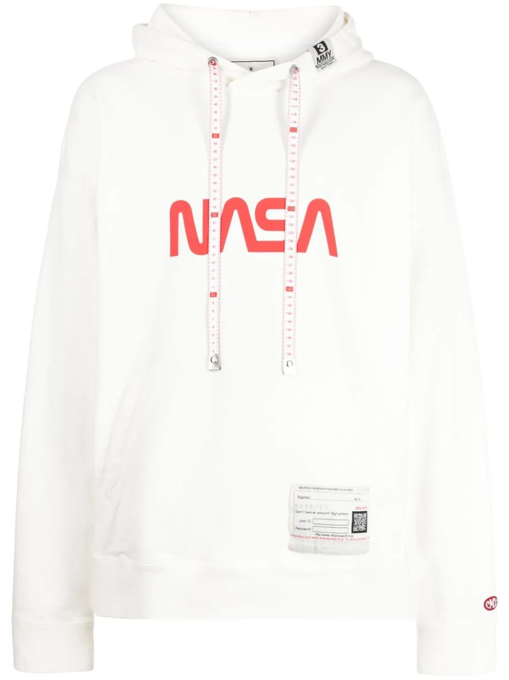 MAISON MIHARA YASUHIRO FELPA CON CAPPUCCIO NASA