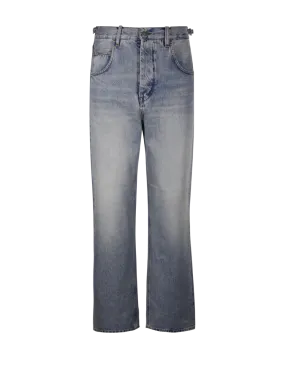 MEN HAIKURE BLUE COTTON LOGAN EOLIE JEANS