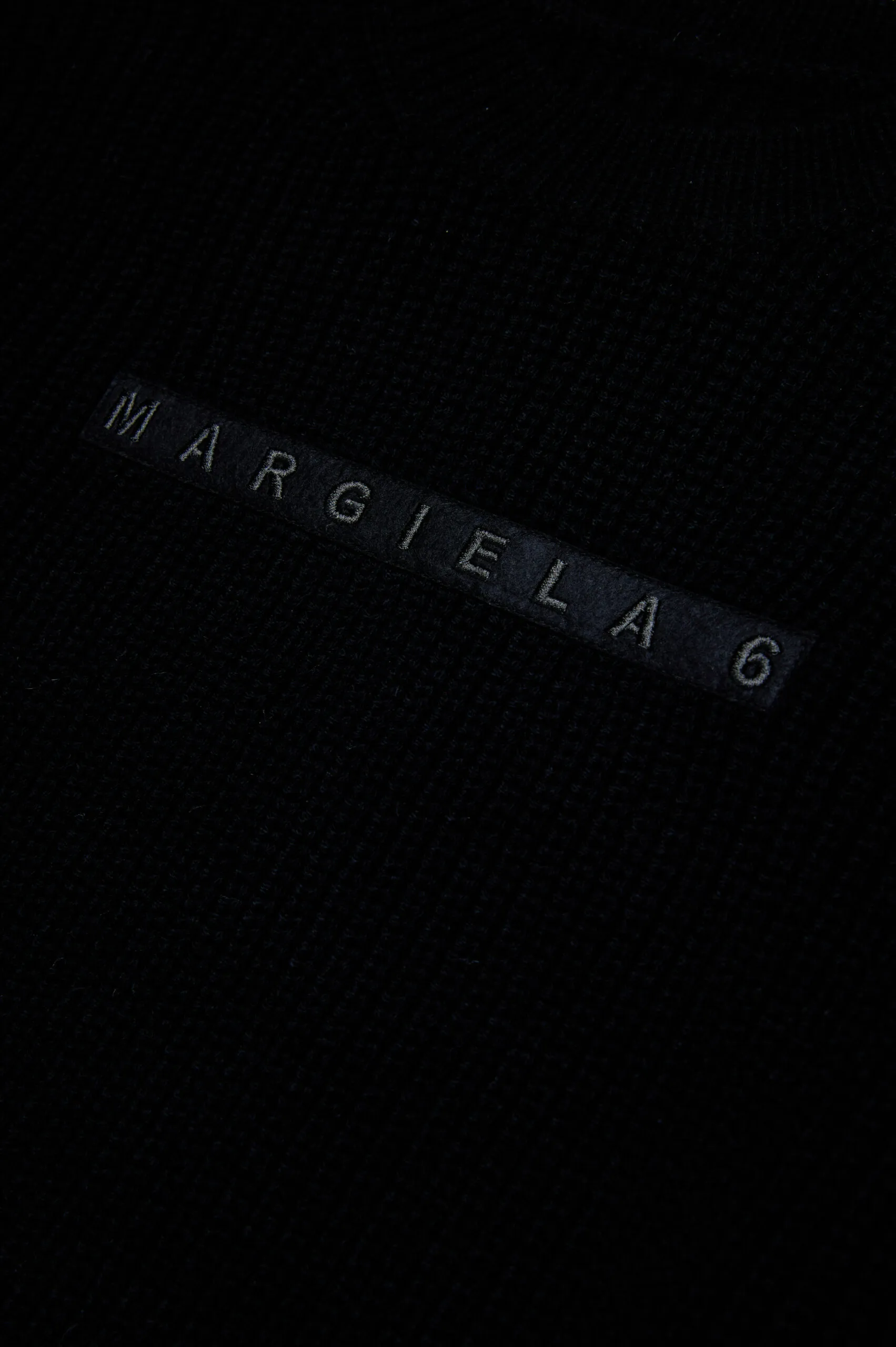 MM6 Maison Margiela maglia con ricamo logo