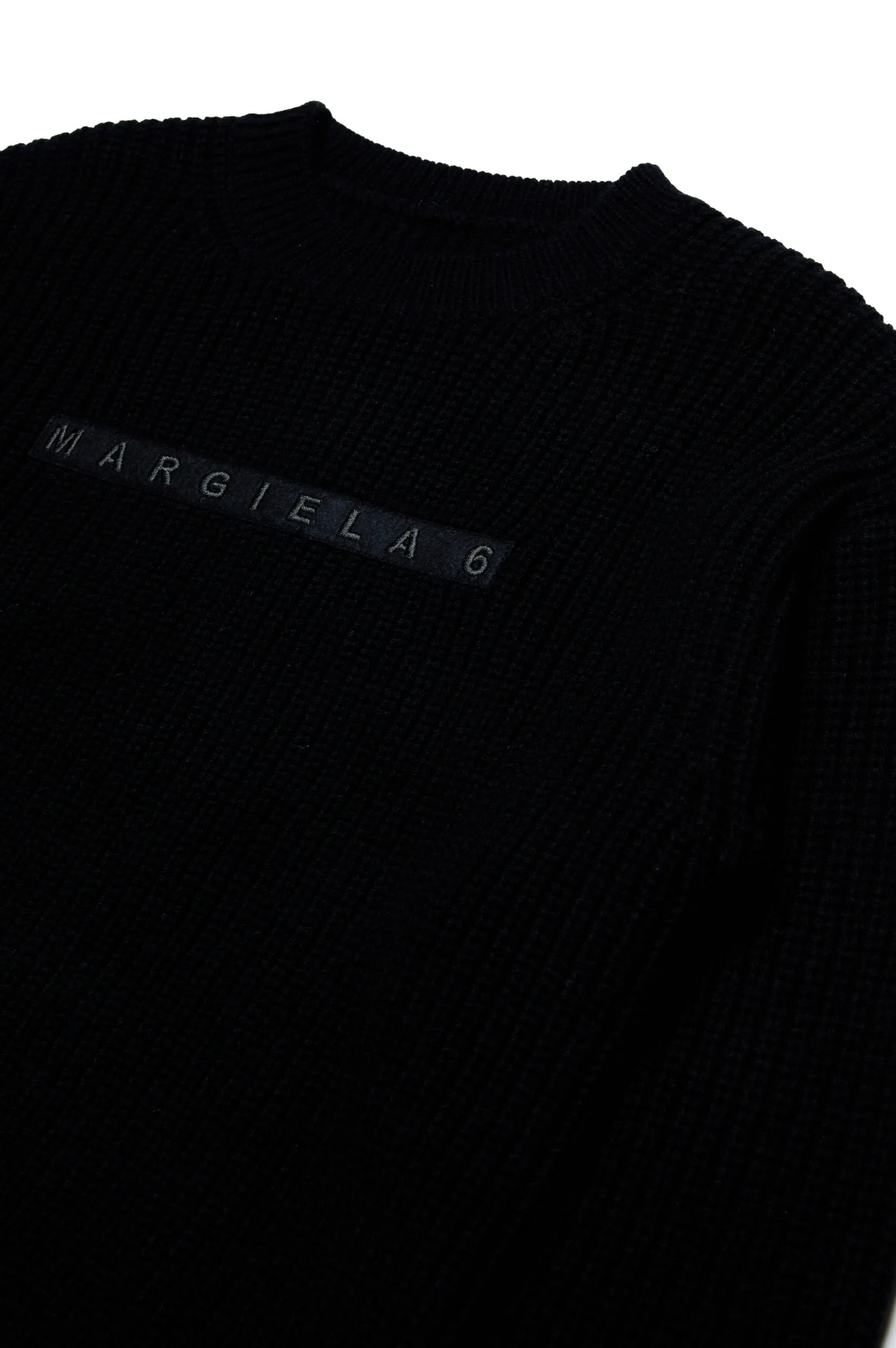 MM6 Maison Margiela maglia con ricamo logo