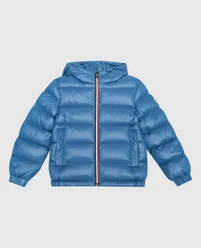 Moncler ENFANT Piumino blu da bambino New Aubert 1A00080689506