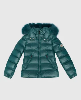 Moncler ENFANT Piumino verde da bambino Badyf con patch logo 1A00069C0064810