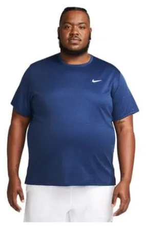 Nike Dri-Fit Miler Short Sleeve Jersey Blue