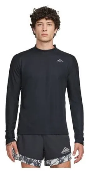 Nike Dri-Fit Trail Long Sleeve Jersey Black