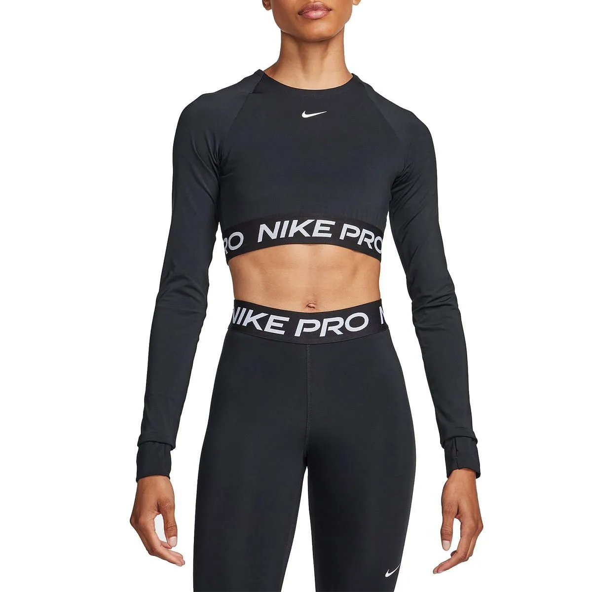      NIKE MAGLIA MANICA LUNGA CROP NIKE PRO 365 DONNA  