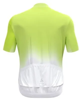 Odlo Zeroweight Chill-Tec Short-Sleeved Jersey Yellow/White