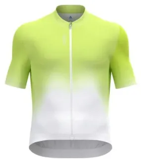 Odlo Zeroweight Chill-Tec Short-Sleeved Jersey Yellow/White