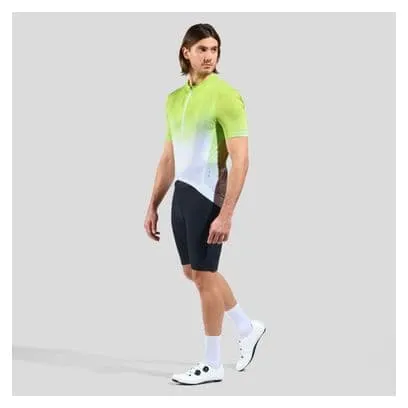 Odlo Zeroweight Chill-Tec Short-Sleeved Jersey Yellow/White