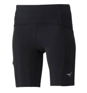 Pantaloncini da corsa da donna Mizuno Impulse Core Mid Tight (nero)