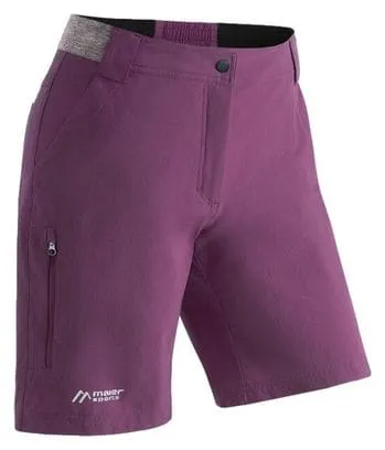 Pantaloncini da trekking Maier Sport Norit Regular Donna Viola