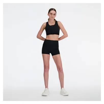 Pantaloncini New Balance Athletics Run 3in High Waist Donna Nero