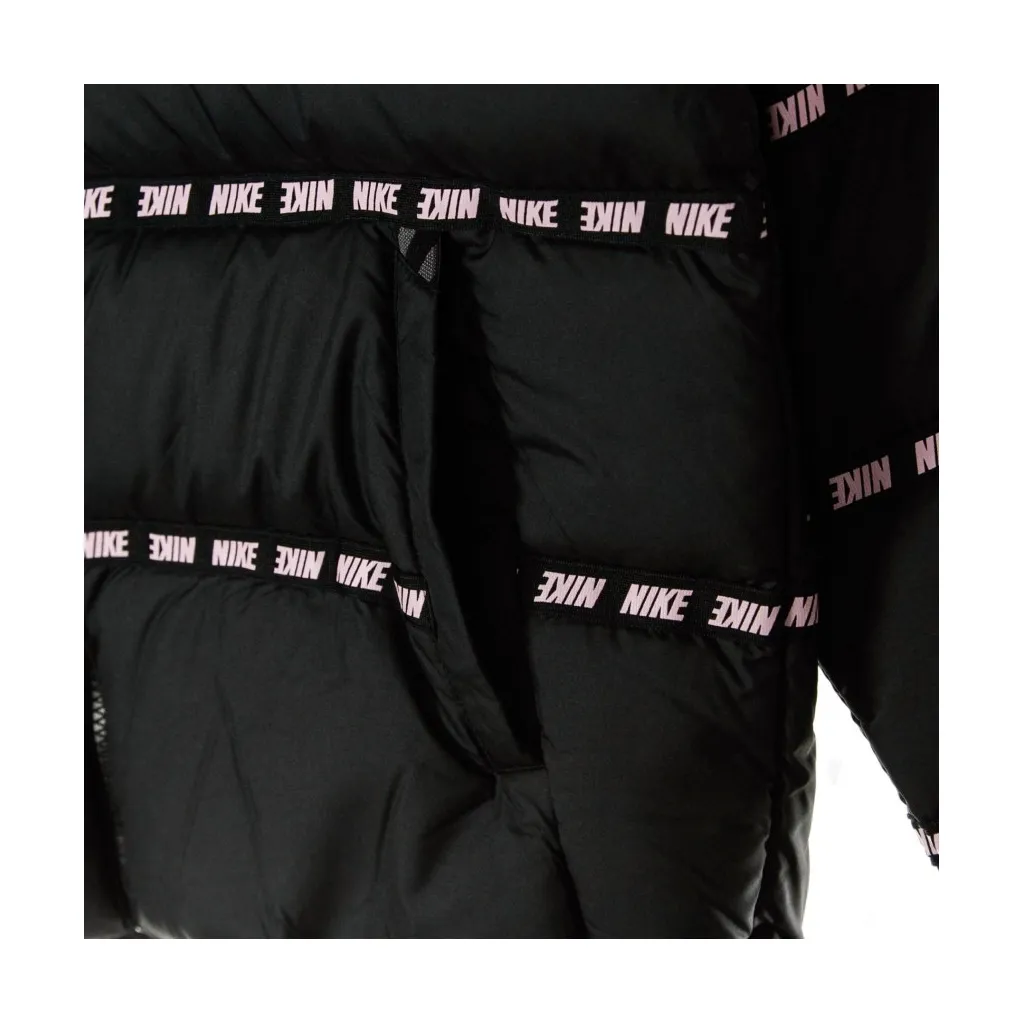 piumino ragazzo sportswear down jacket BLACK/LT ARCTIC PINK