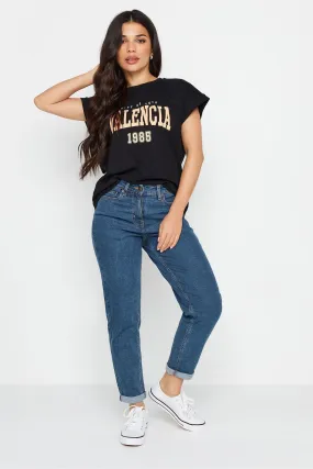 PixieGirl Petite Blu media - Jeans modello mum