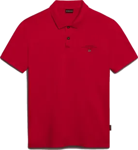 POLO DA UOMO NAPAPIJRI ELBAS JERSEY RED BARBERRY NP0A4GB4 R25