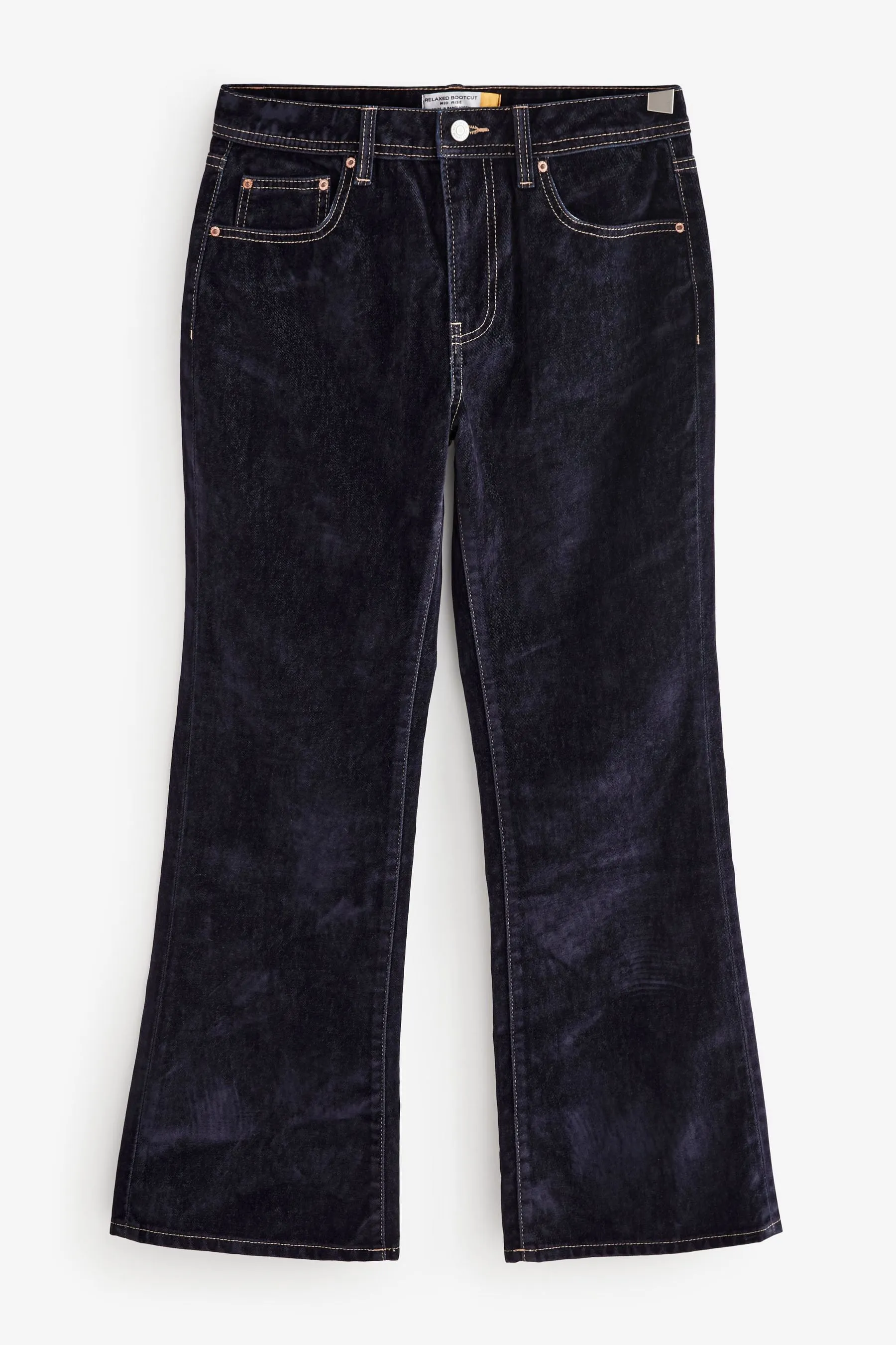 Relaxed Bootcut 100% Cotton Jeans    