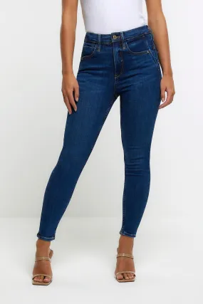 River Island Petite - Jeans skinny modellante a vita alta conume