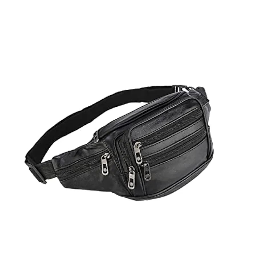 SAOEUJE Outdoor Waist Pack Bodypack Sport Petto Borsa Impermeabile PU Casual In Esecuzione Hip Bag Vita Cerniera Sacchetto Antif