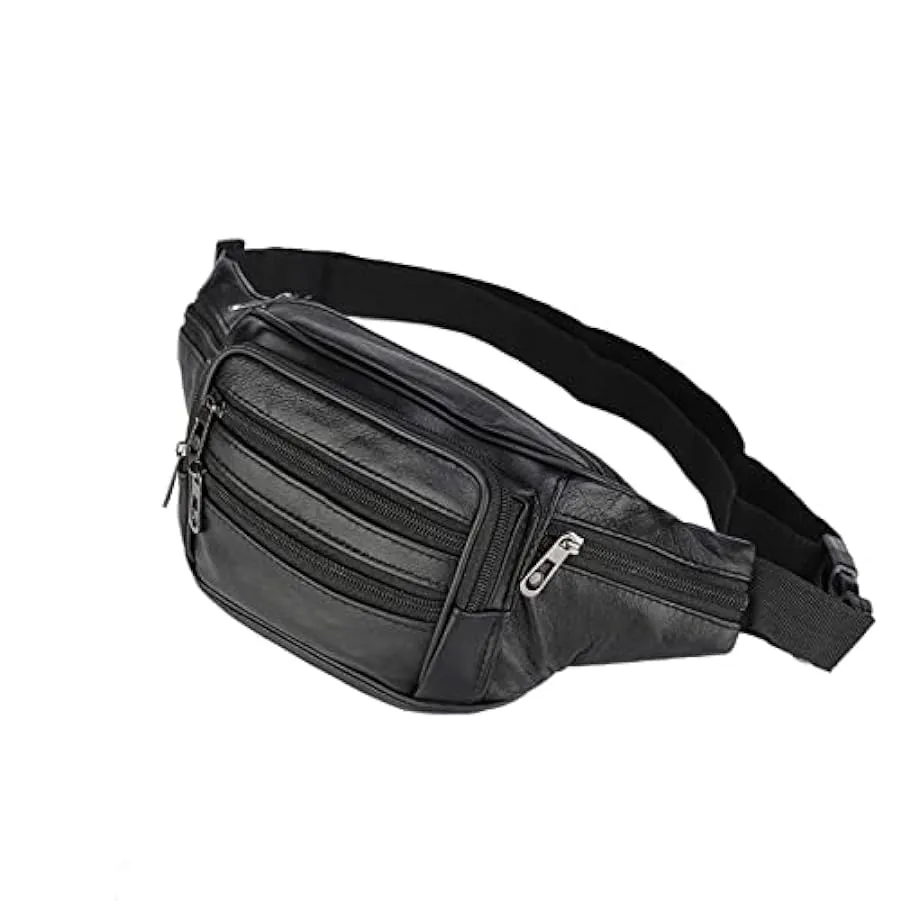 SAOEUJE Outdoor Waist Pack Bodypack Sport Petto Borsa Impermeabile PU Casual In Esecuzione Hip Bag Vita Cerniera Sacchetto Antif