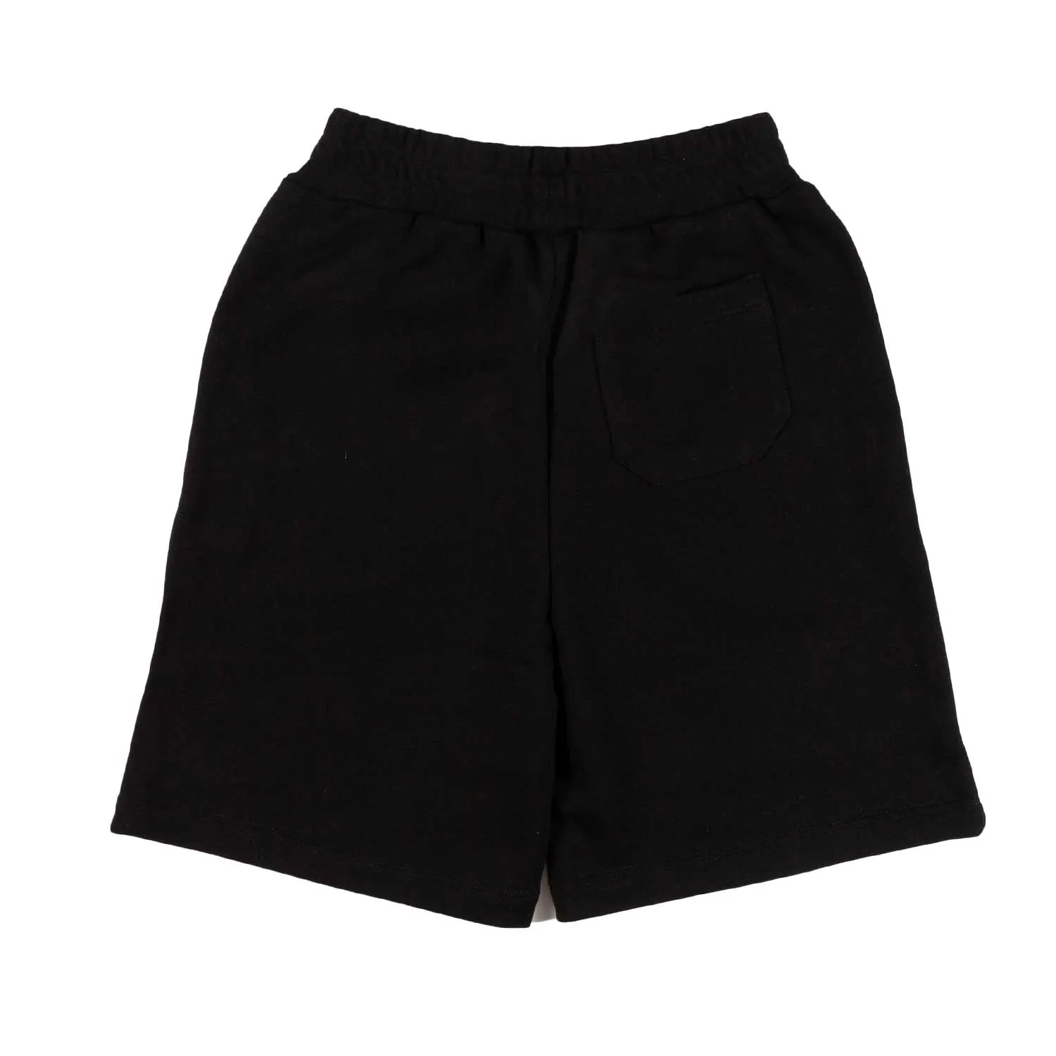 Shorts Felpa Unisex Neri Con Stelle Bianche Teen