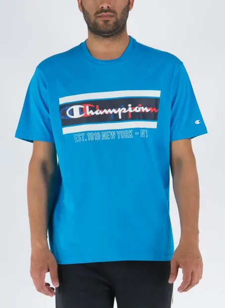 T-shirt Champion 217278 BS107 Azzurro